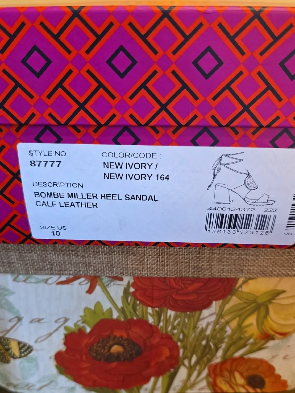 Tory Burch Bombe Miller Heel Sandals - Picture 12 of 14